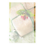 Pretty Red and Green Holiday Season Stationery