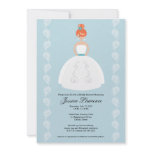 Pretty Redhead Bridal Shower Invitations