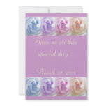 Pretty Roses With Gems Invitations