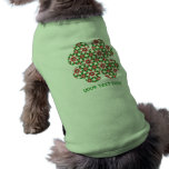 Pretty shamrock and hearts design for dogs pet clothing