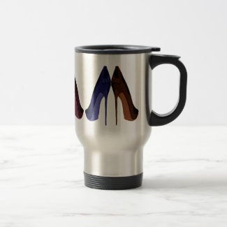 Pretty Shoes All In A Row Art Mug