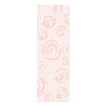 Pretty soft pink rose pattern. business card template