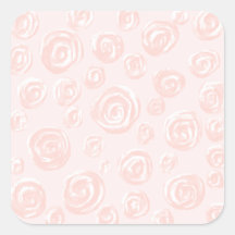 Pretty soft pink rose pattern. sticker
