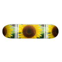 Pretty Sunflower Skate Board Decks