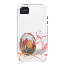 Pretty Tulips Easter Egg Case For The iPhone 4
