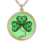 Pretty victorian shamrock St. Patrick's Day Pendant