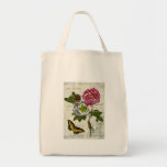 Pretty Vintage Collage Tote Bags