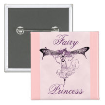Pretty Vintage Fairy Decal Pin