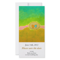 Pretty whimsical wedding art Summer Love Protected