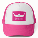 Pretty White Princess Crown Pink Custom Cute hats