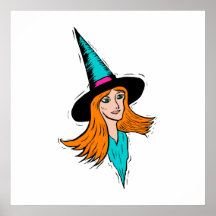 Pretty witch poster