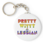 Pretty Witty Lesbian keychains