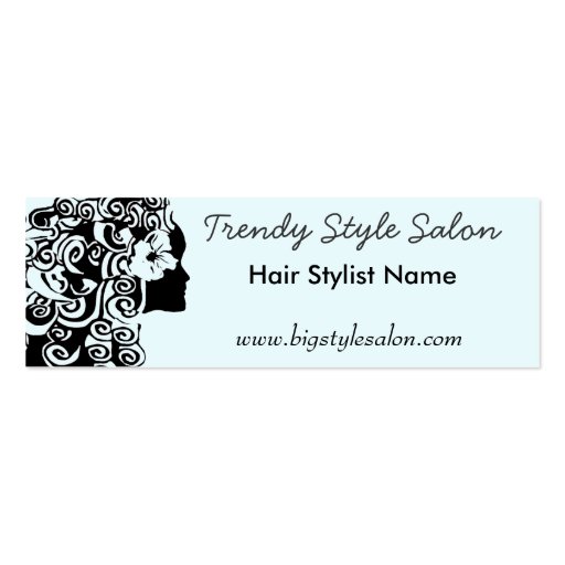 Pretty Women Pink Fashion Double Sided Mini Business Cards Pack Of 20 Zazzle Pretty Business Card Templates
