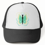Pretty Yellow And Green Butterfly Hat