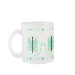 Pretty Yellow And Green Butterfly Mug