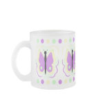 Pretty Yellow And Purple Butterfly Mug