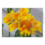 Pretty Yellow Flowers Card