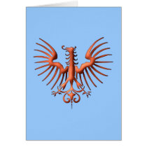 Preussen Adler Prussia Eagle Grußkarte