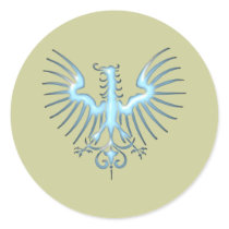 Preussen Adler Prussia Eagle Runder Sticker
