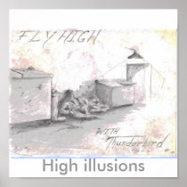 Prevent Substance abuse Poster-High illusions