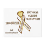 Prevent Suicide POSTER postcards
