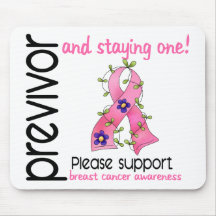 Previvor 9 Breast Cancer Mouse Mats