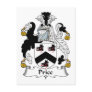 Price Family Crest Post Card
