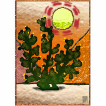 prickly pear stained glass