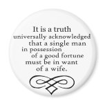 Pride and Prejudice magnets