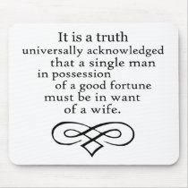 Pride and Prejudice Mouse Mats