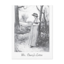 Pride and Prejudice:  Mr. Darcy's Letter Post Card
