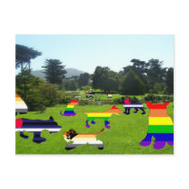 Pride Dog Park #1 Postcards