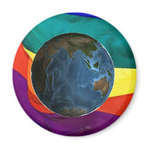 Pride Earth Refrigerator Magnet
