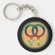Pride LGBT women keychain