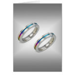 Pride Marriage Bands Greeting Cards