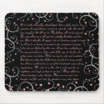 Pride & Prejudice Quotes Mousepad