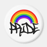 Pride with Rainbow Fridge Magnets