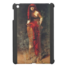Priestess Delphi Pre-Raphaelite by John M. Collier iPad Mini Covers