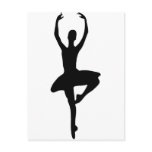 prima ballerina icon postcards