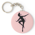 Prima Ballerina Silhouette Keychain