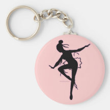 Prima Ballerina Silhouette Keychain