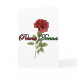 Prima Donna Greeting Card