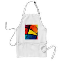 Primary Abstract Groovy Art Aprons