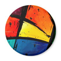 Primary Abstract Groovy Art