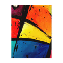 Primary Abstract Groovy Art