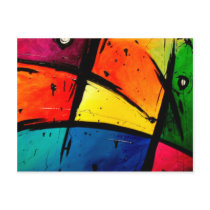 Primary Abstract Groovy Art