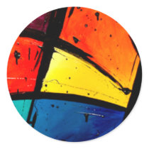 Primary Abstract Groovy Art