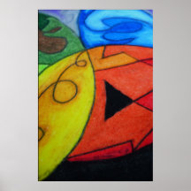primary abstract poster