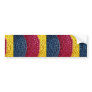 Primary colors bumper sticker