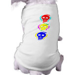 Primary Colour Skulls pet clothing